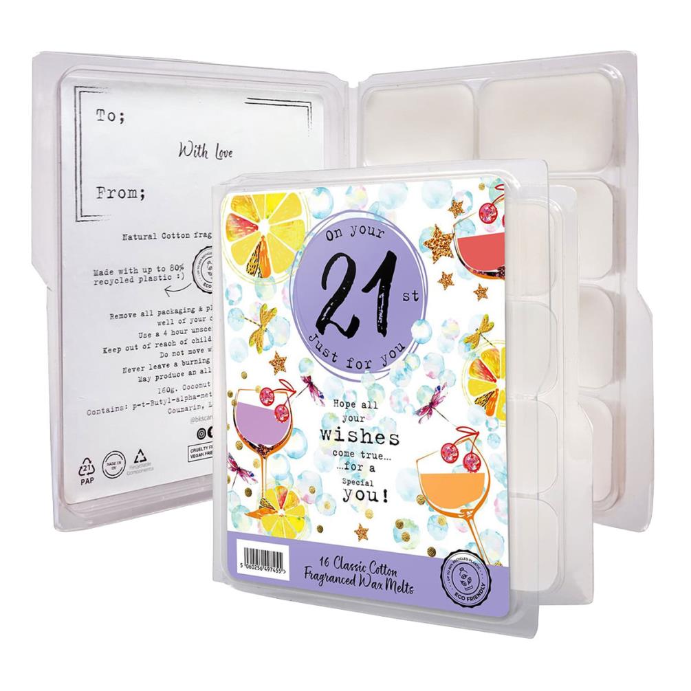 Best Kept Secrets 21st Birthday Wax Melts (Pack of 8) £8.09